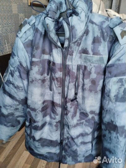 Форма омон синий мох, зима куртка