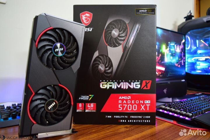 Видеокарта RX 5700xt msi gaming X