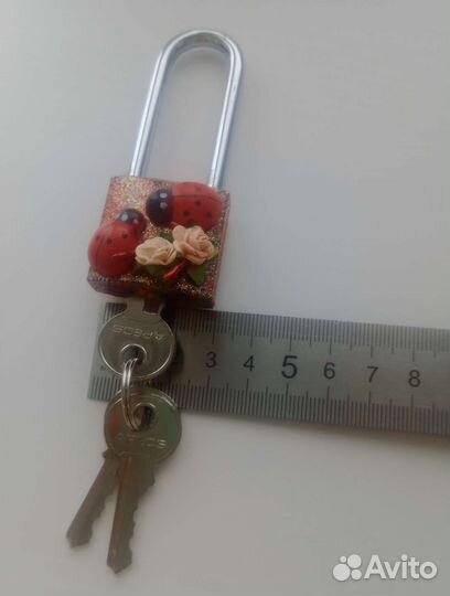 Свадебные замочки с ключами маленькие