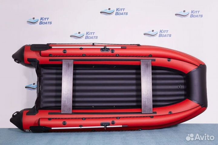 Лодка пвх kitt boats 390 нднд с фальшбортом