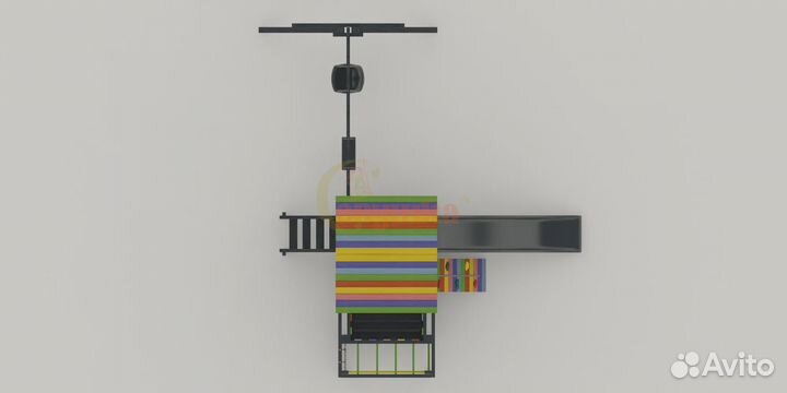 Детская игровая площадка Савушка 5 (black edition)