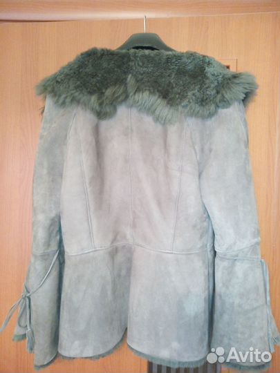 Дублёнка натуральная замшевая 44-46 размер