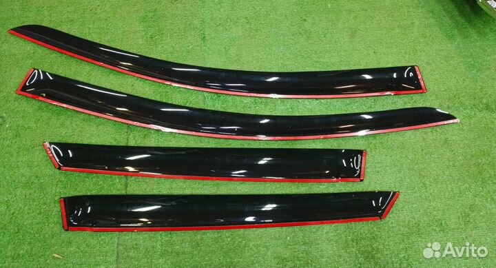 Дефлектора двери Hyundai Solaris c 2017г седан