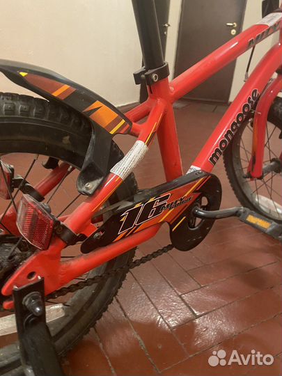 Детский велосипед mongoose 16