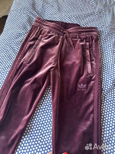 Джоггеры adidas велюровые оригинал