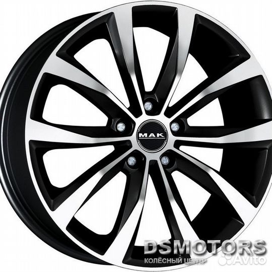 Диски Wolf 7.0/17 5x100 ET38 d57.1 black mirror