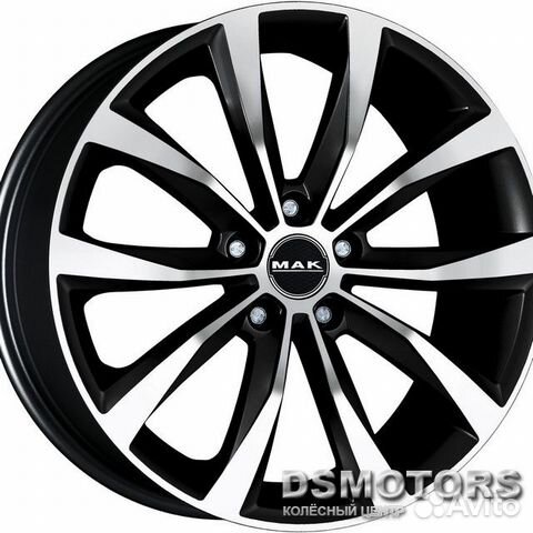 Диски Wolf 7.0/17 5x100 ET38 d57.1 black mirror