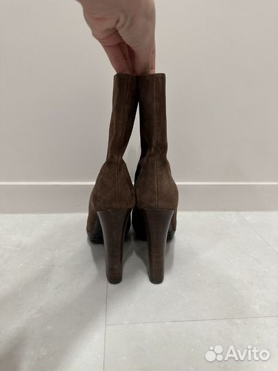 Сапоги женские замшевые Carlo Pazolini