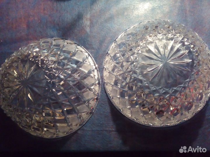 Салатники хрустальные СССР