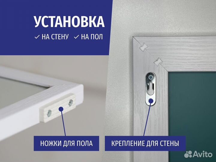 Зеркало напольное и настенное в полный рост белое