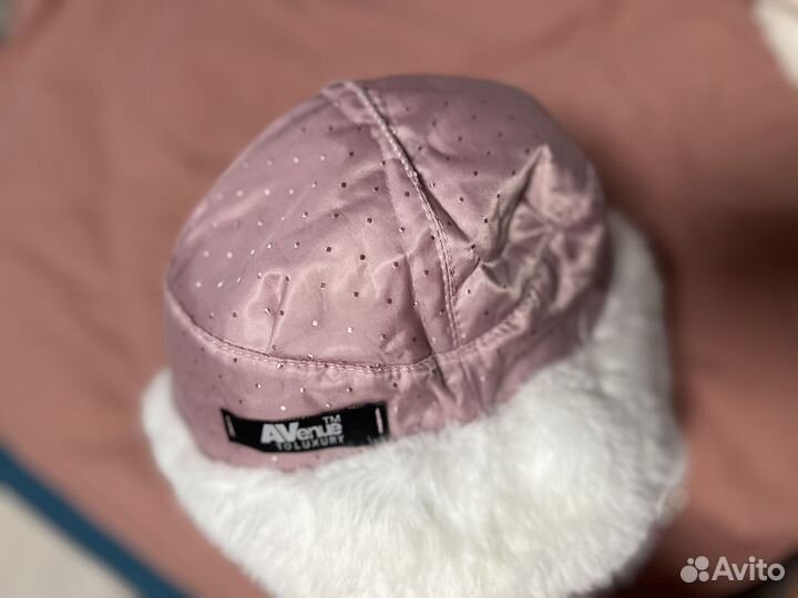 Шапка ушанка зимняя женская