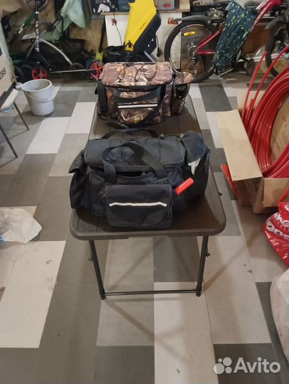 Продам сумку для рыбалки черную и мат для карпа