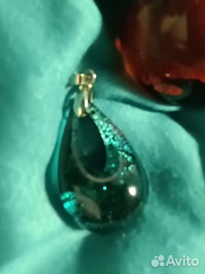 Murano кольцо, кулон комплектом