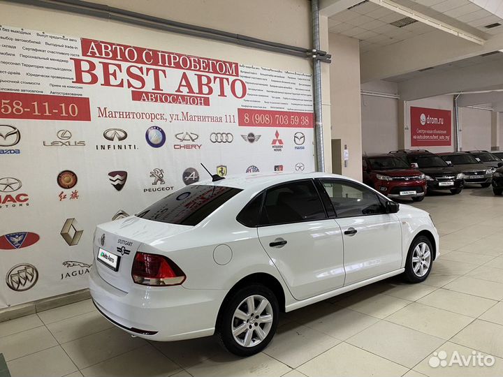 Volkswagen Polo 1.6 AT, 2017, 128 000 км