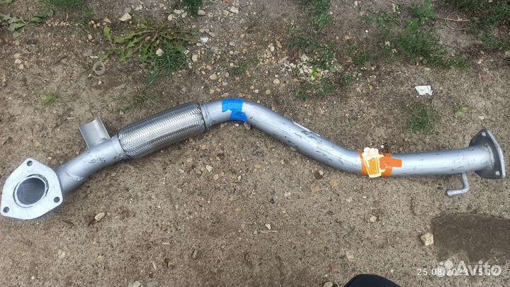 Труба приемная Chevrolet Lanos с гофрой