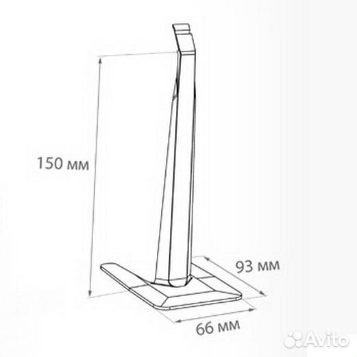 Подставка для кассеты цен PC stand 150, прозрачный