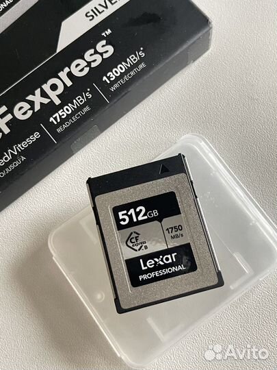Карта памяти Lexar CFexpress Type-B Silver 512gb