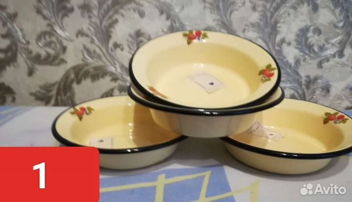 Посуда СССР. Земляника.Грибочки