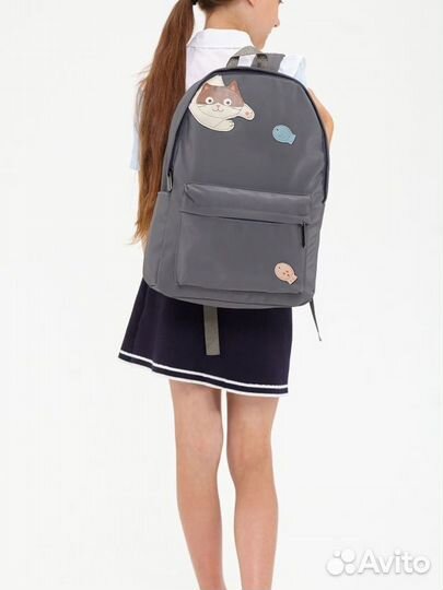 Повседневный школьный рюкзак с котятами девочек