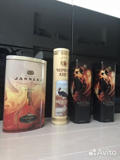 Жестяная банка подарочная для виски, коньяка