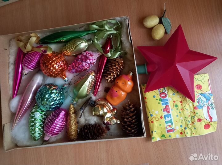 Елочные игрушки СССР