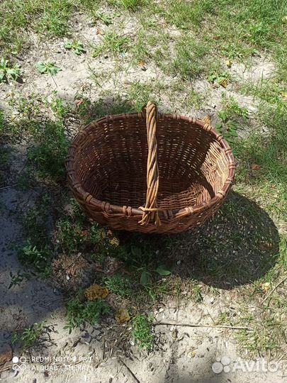 Корзина плетеная для грибов