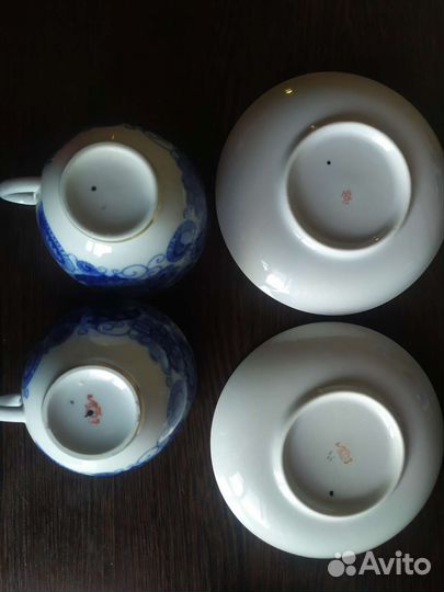 Чайные пары лфз.Винтаж.Жар птица