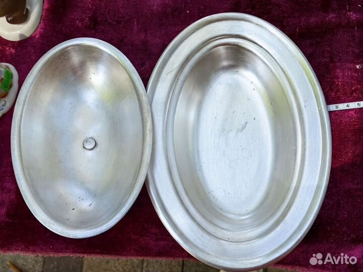 Винтажная Маслёнка СССР Мельхиор мнц Кольчугино