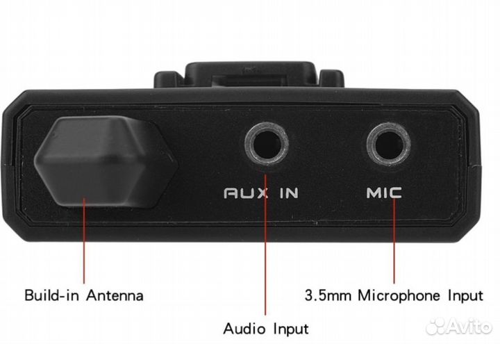 Беспроводной микрофон EYK EW-C100 + выход наушники