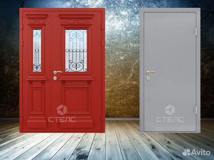 Входные двери со стеклом для дома