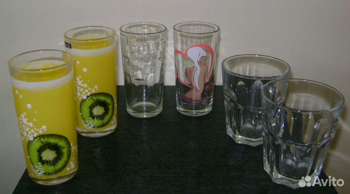 Рюмки и стопки времен СССР, стаканы