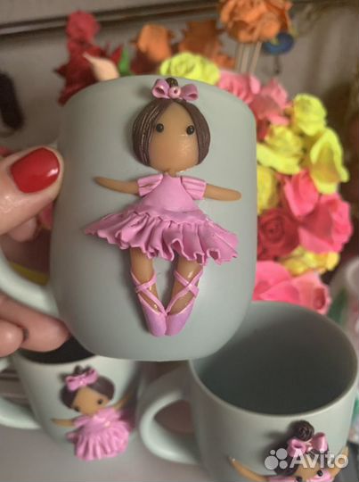 Балерины на кружечках