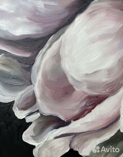 Картина маслом на холсте цветы