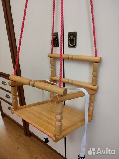 Качели детские подвесные (прыгунки в подарок)