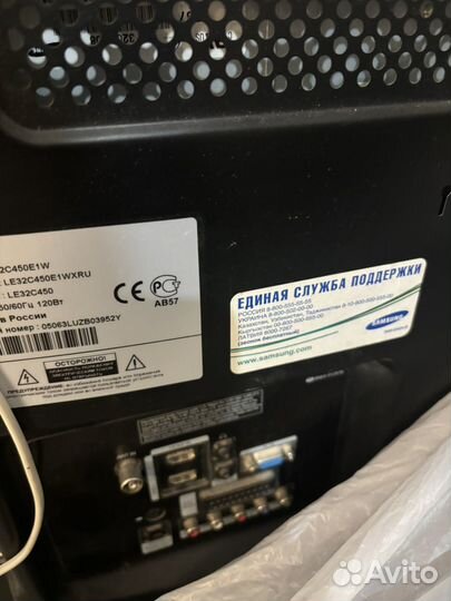 Телевизор самсунг на запчасти или ремонт