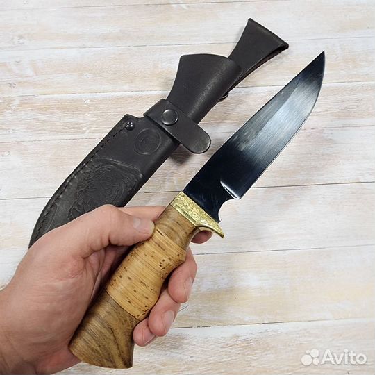 Нож Легионер ст.65х13 (береста) (Сёмин)