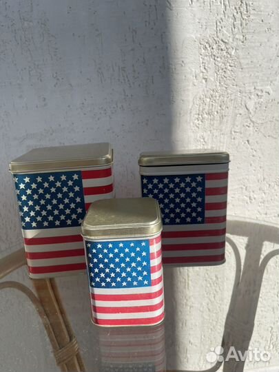 Жестяные банки СССР для сыпучих США