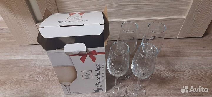 Фужеры для шампанского, 4 шт