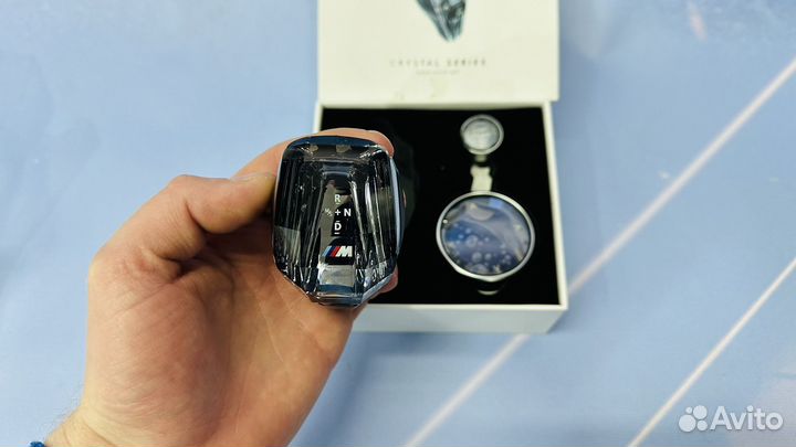 Хрустальная ручка кпп BMW G31 м триколор