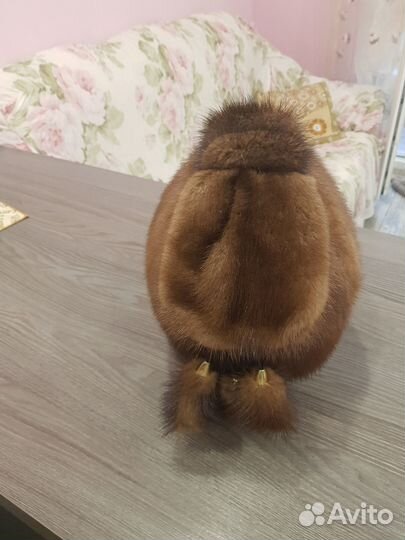 Шапка норковая женская