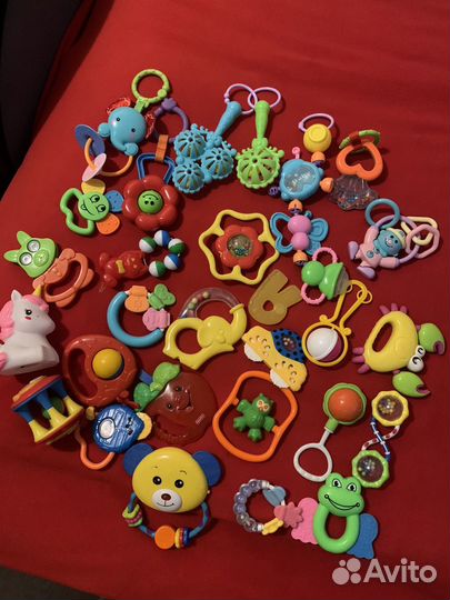 Игрушки погремушки пакетом
