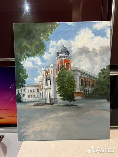 Картина маслом (живопись) «Ульяновск»