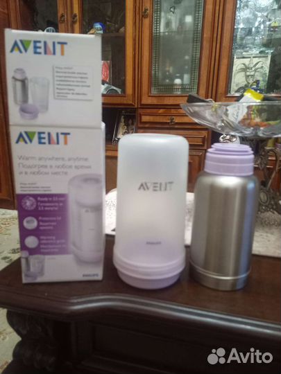 Подогреватель термос для бутылочек avent