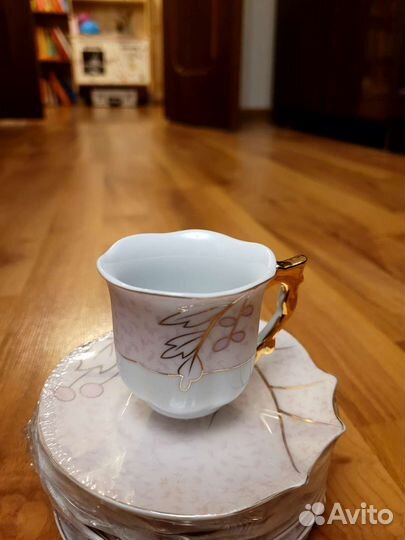 Кофейный сервиз 6 чашек