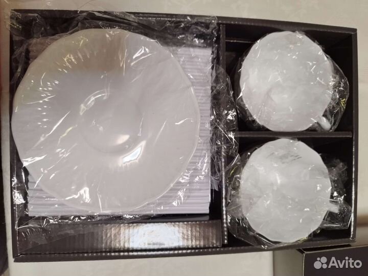 Чашка с блюдцем фарфор