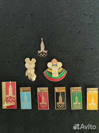 Значки СССР Олимпиада 80