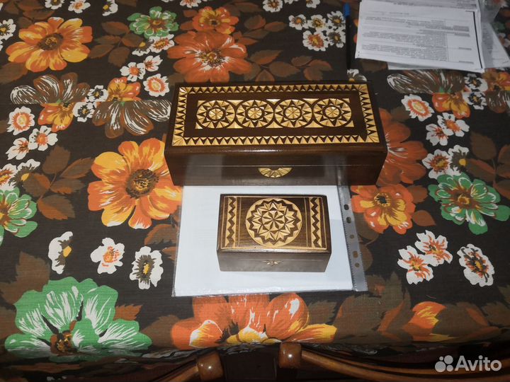 Шкатулки из дерева СССР