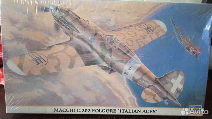 Сборная модель самолета 1:48 Macchi C.202 Hasegawa