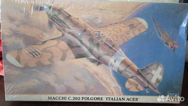 Сборная модель самолета 1:48 Macchi C.202 Hasegawa