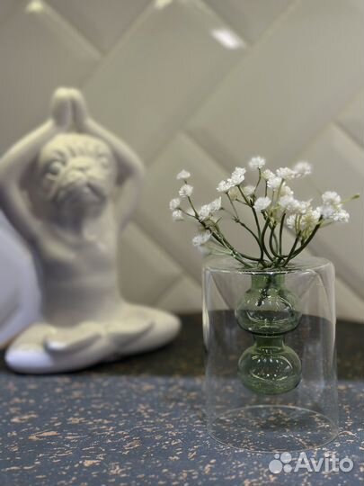 Ваза цветное стекло